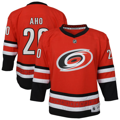 Youth Carolina Hurricanes Sebastian Aho Outerstuff Red Alternate Replica Jersey