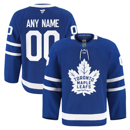 Men's Toronto Maple Leafs Fanatics Blue Home Authentic Pro Custom Jersey