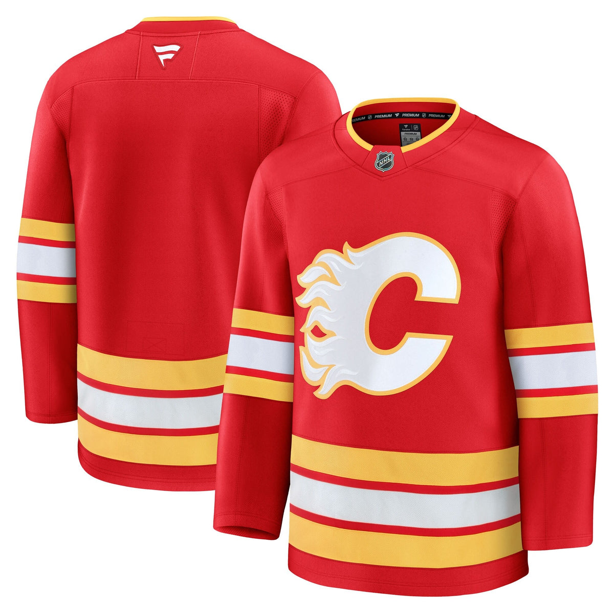Men's Calgary Flames Fanatics Red Home Premium Jersey