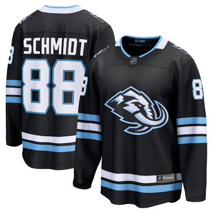 Men's Utah Mammoth Nate Schmidt Fanatics Black Home Breakaway Player Jersey
