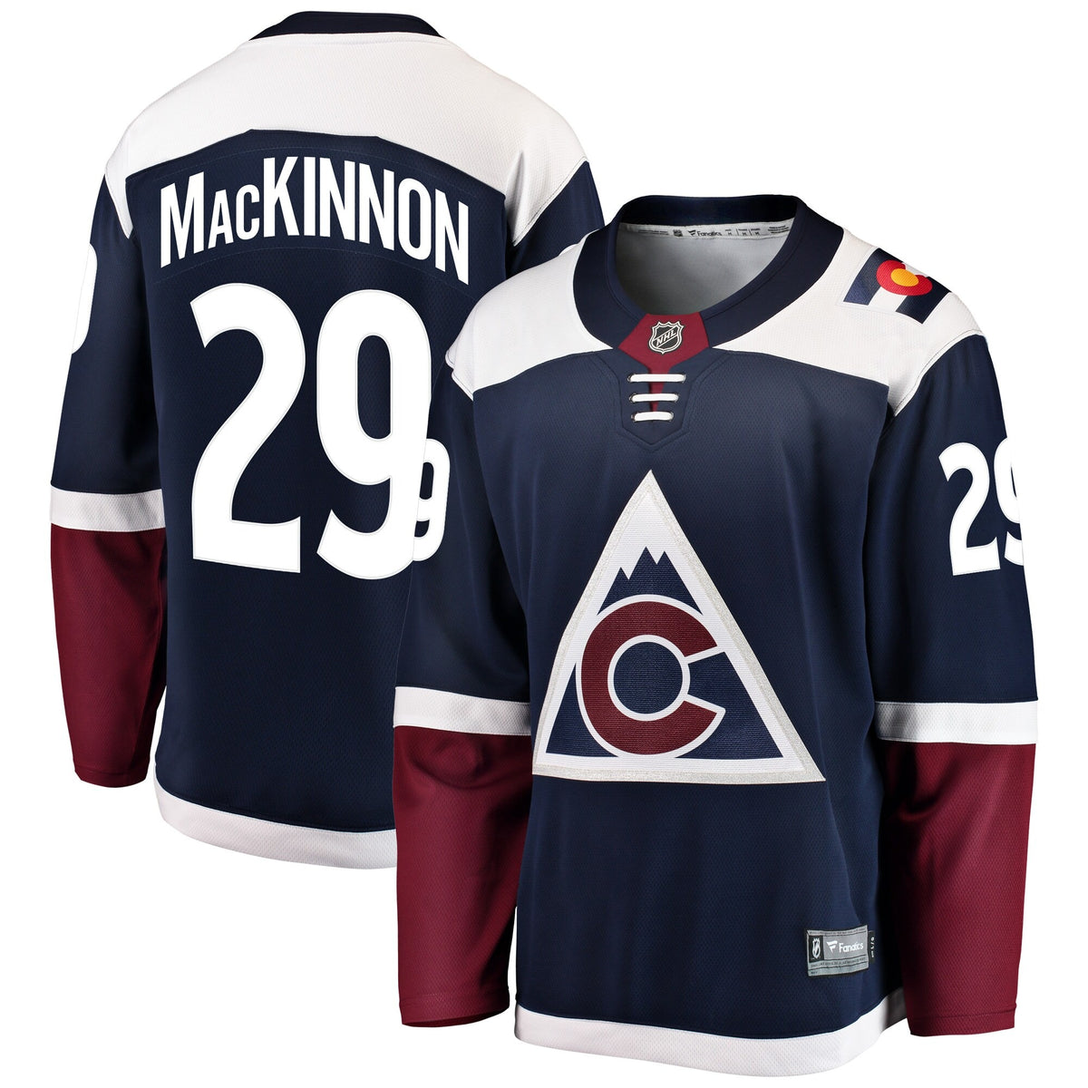 Men's Colorado Avalanche Nathan MacKinnon Fanatics Navy Breakaway Jersey