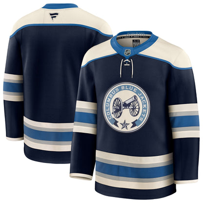 Men's Columbus Blue Jackets Fanatics Navy Alternate Premium Jersey