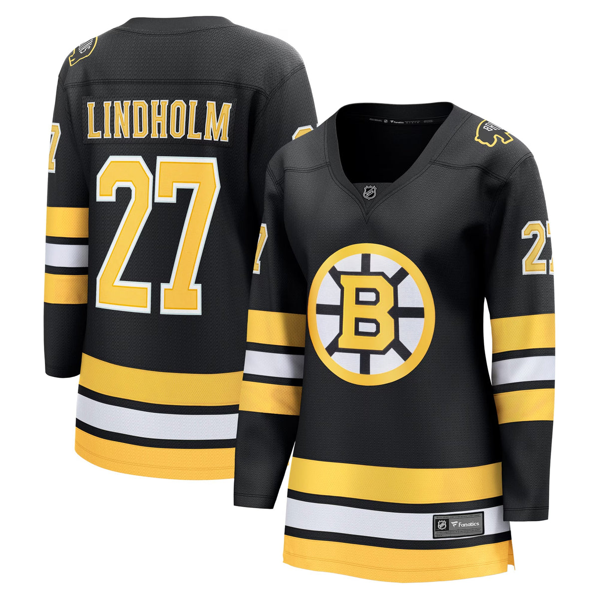 Women's Boston Bruins Hampus Lindholm Fanatics Black Home Breakaway Player Jersey