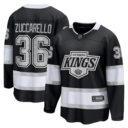 Men's Los Angeles Kings Mats Zuccarello Fanatics Black Home Breakaway Jersey