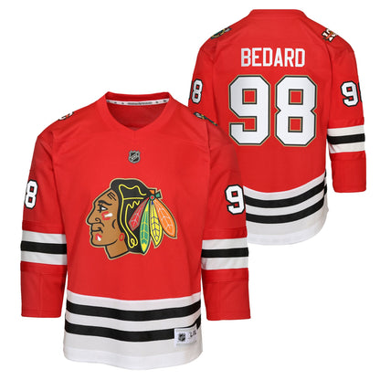 Youth Chicago Blackhawks Connor Bedard Red Home Centennial Premier Jersey