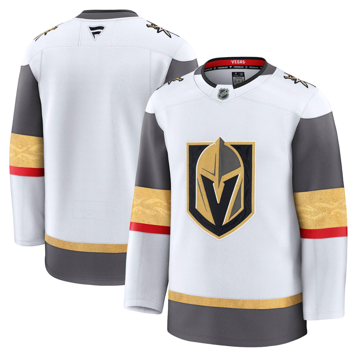 Men's Vegas Golden Knights Fanatics White Away Premium Jersey