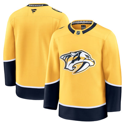Men's Nashville Predators Fanatics Yellow Home Premium Jersey