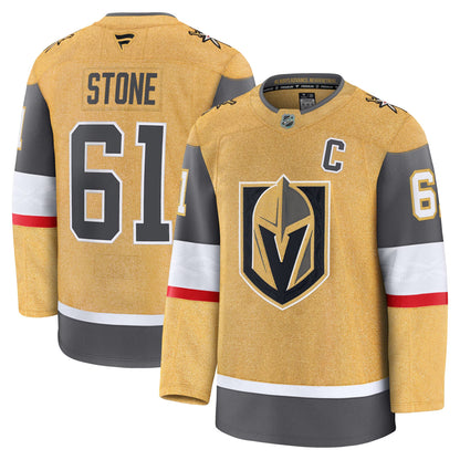 Men's Vegas Golden Knights Mark Stone Fanatics Gold Home Premium Jersey