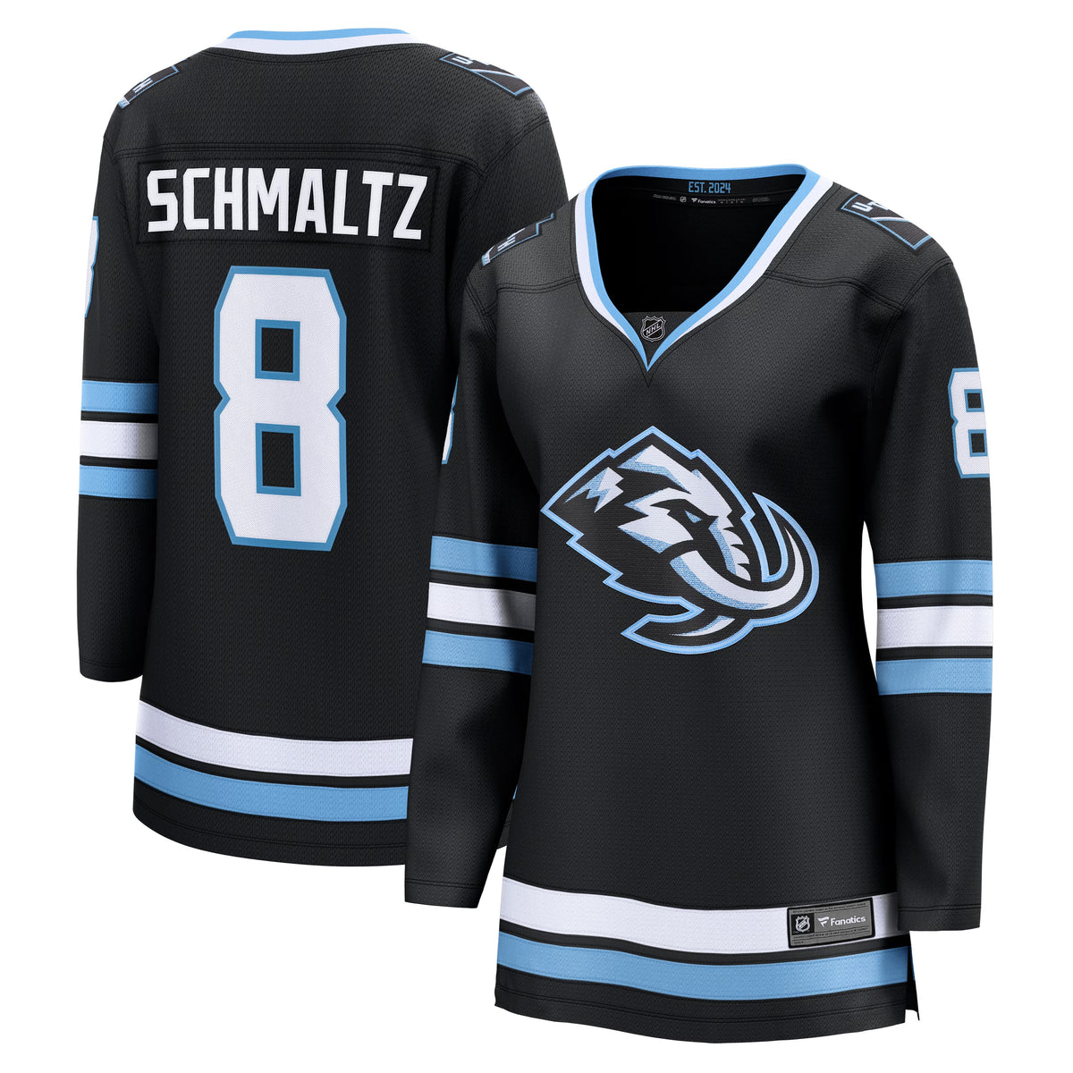 Women's Utah Mammoth Nick Schmaltz Fanatics Black Home Breakaway Player Jersey