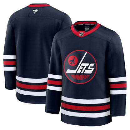 Men's Winnipeg Jets Fanatics Navy Alternate Premium Jersey
