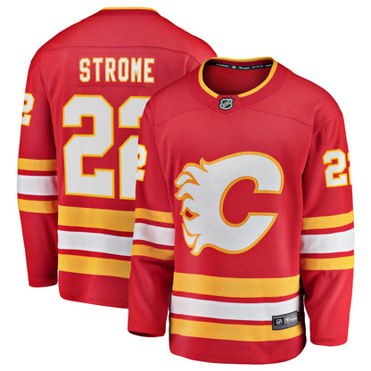 Men's Calgary Flames Ryan Strome Fanatics Red Home Breakaway Jersey