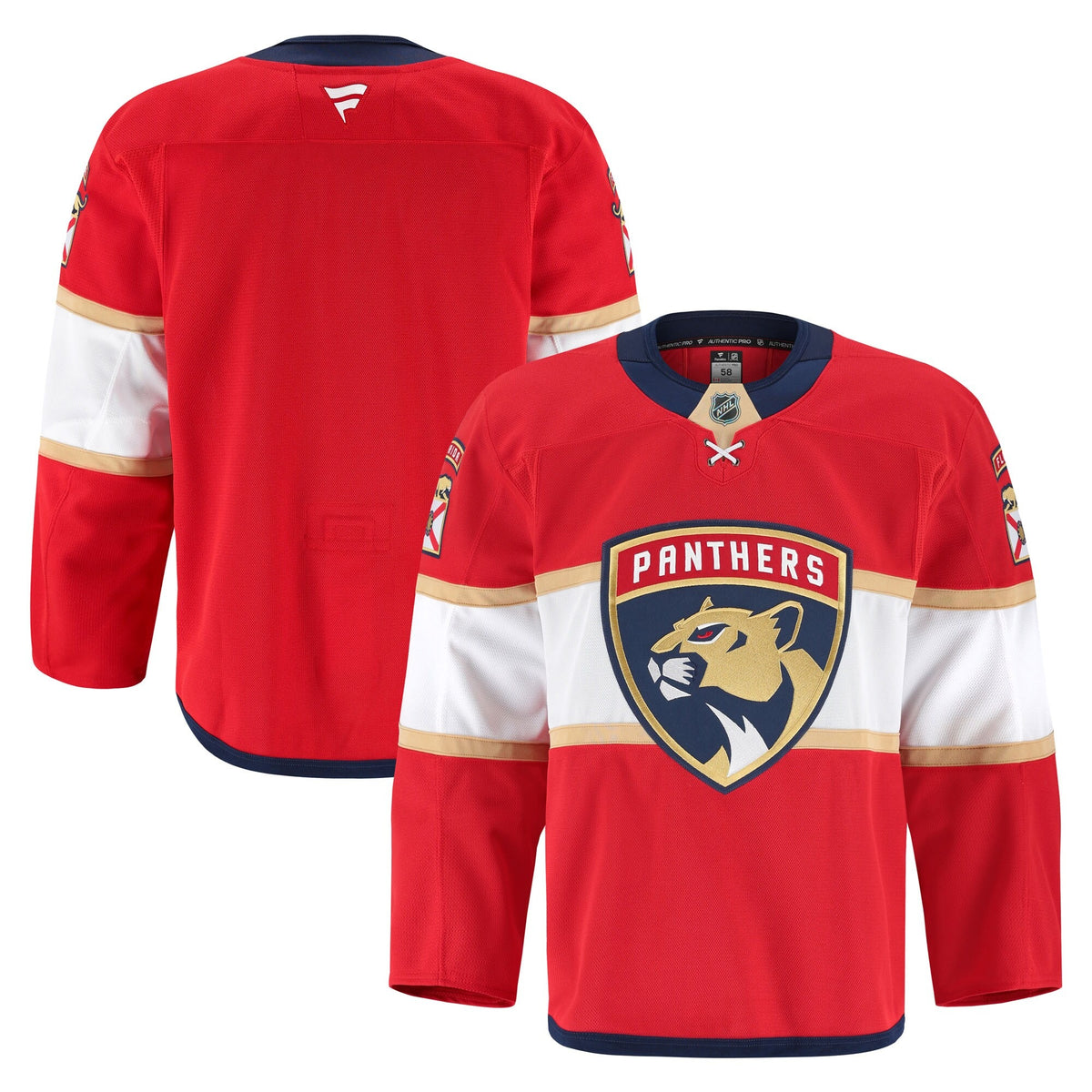 Men's Florida Panthers Fanatics Red Home Authentic Pro Jersey