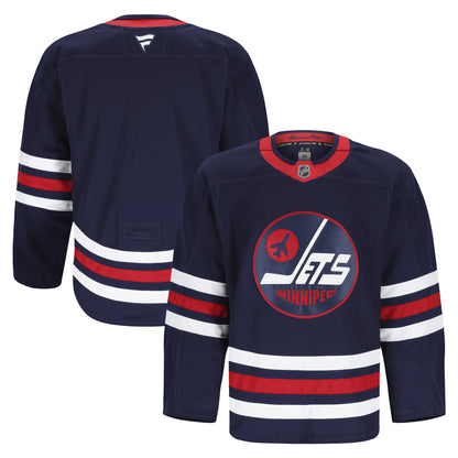 Men's Winnipeg Jets Fanatics Navy Alternate Authentic Pro Jersey