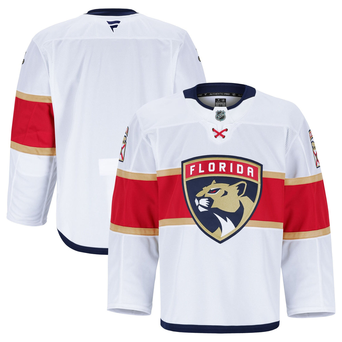 Men's Florida Panthers Fanatics White Away Authentic Pro Jersey