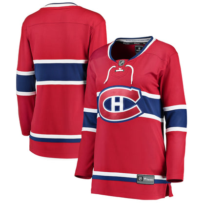 Women's Montreal Canadiens Fanatics Red Home Breakaway Jersey