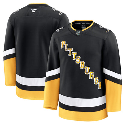 Men's Pittsburgh Penguins Fanatics Black Alternate Premium Jersey