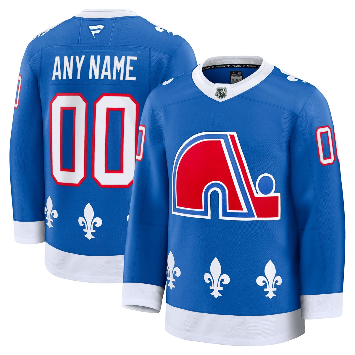 Men's Colorado Avalanche Fanatics Blue Alternate Heritage Premium Custom Jersey