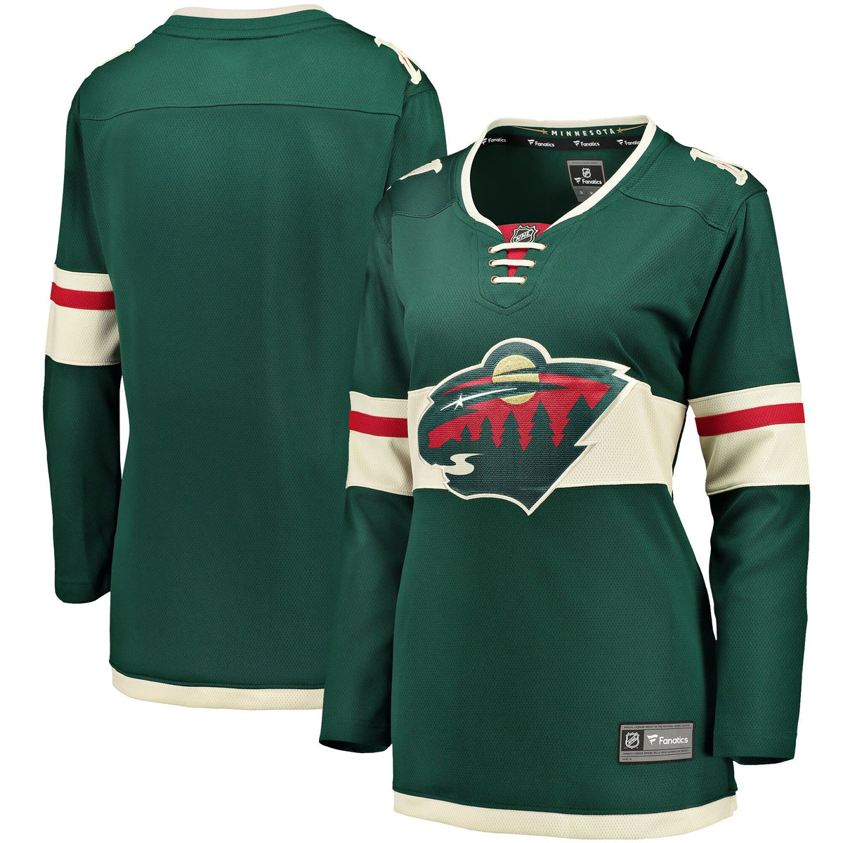 Women's Minnesota Wild Fanatics Green Home Breakaway Jersey