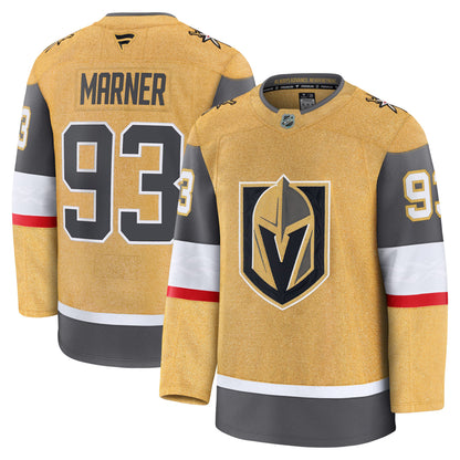 Men's Vegas Golden Knights Mitch Marner Fanatics Gold Home Premium Jersey