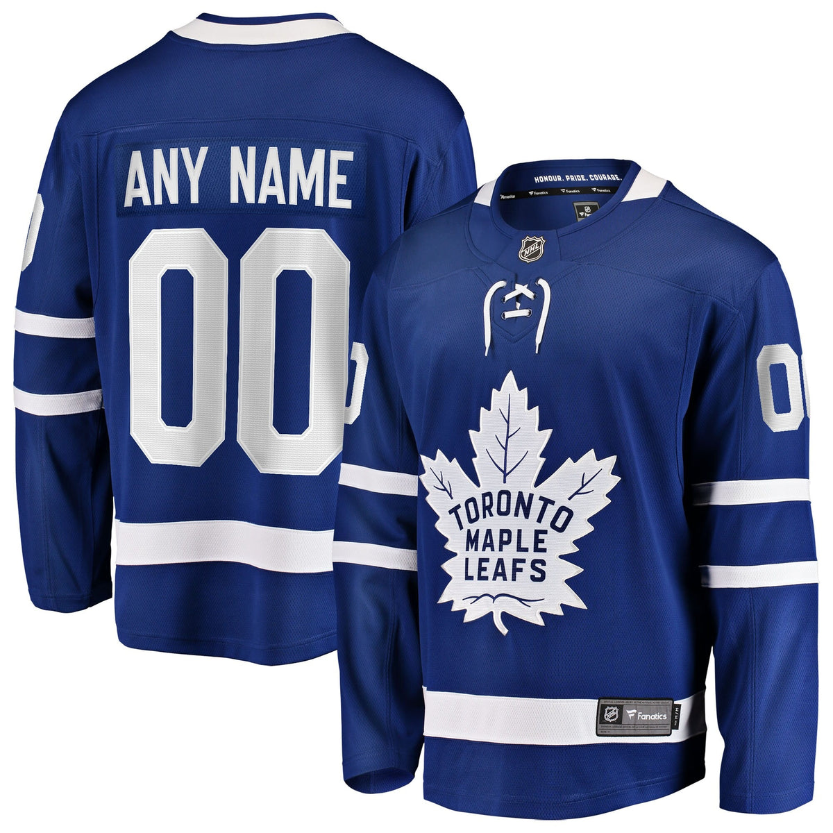 Men's Toronto Maple Leafs Fanatics Blue Home Breakaway Custom Jersey