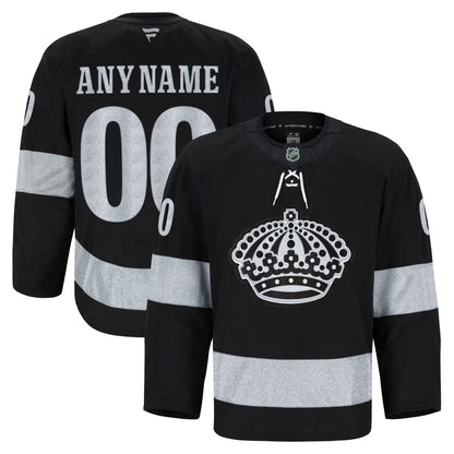 Men's Los Angeles Kings Fanatics Black Alternate Authentic Pro Custom Jersey