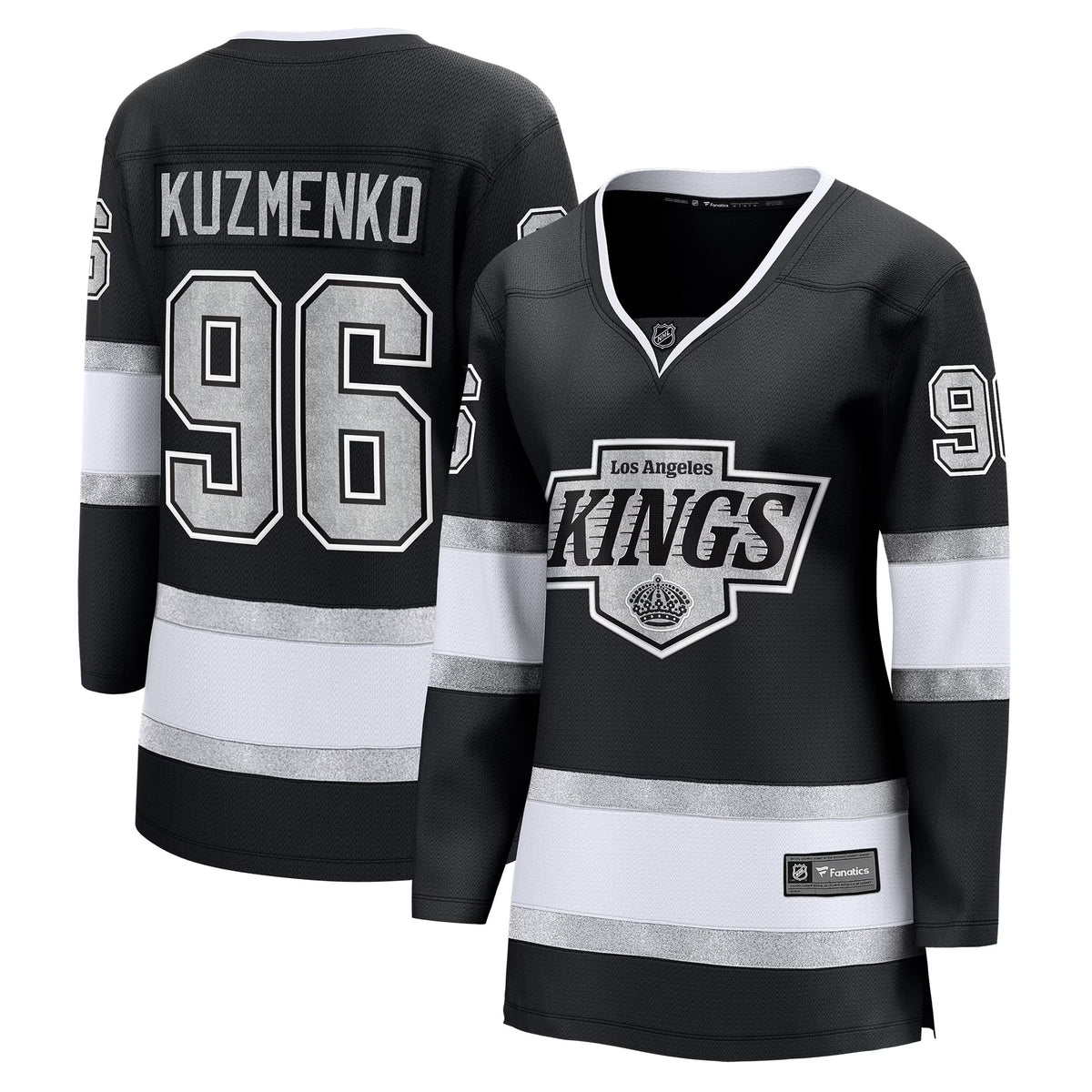 Women's Los Angeles Kings Andrei Kuzmenko Fanatics Black Home Breakaway Player Jersey