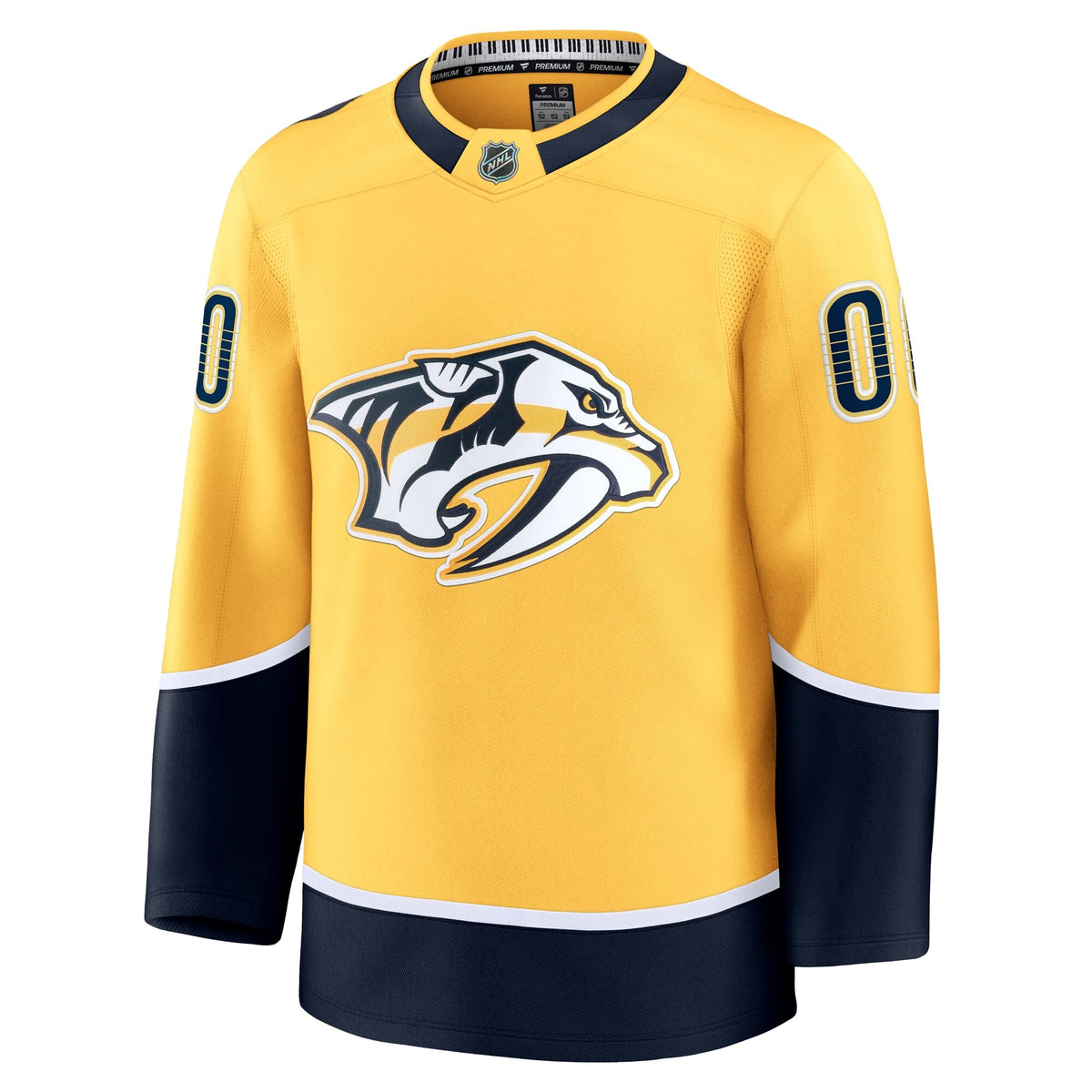 Men's Nashville Predators Fanatics Gold Home Premium Custom Jersey