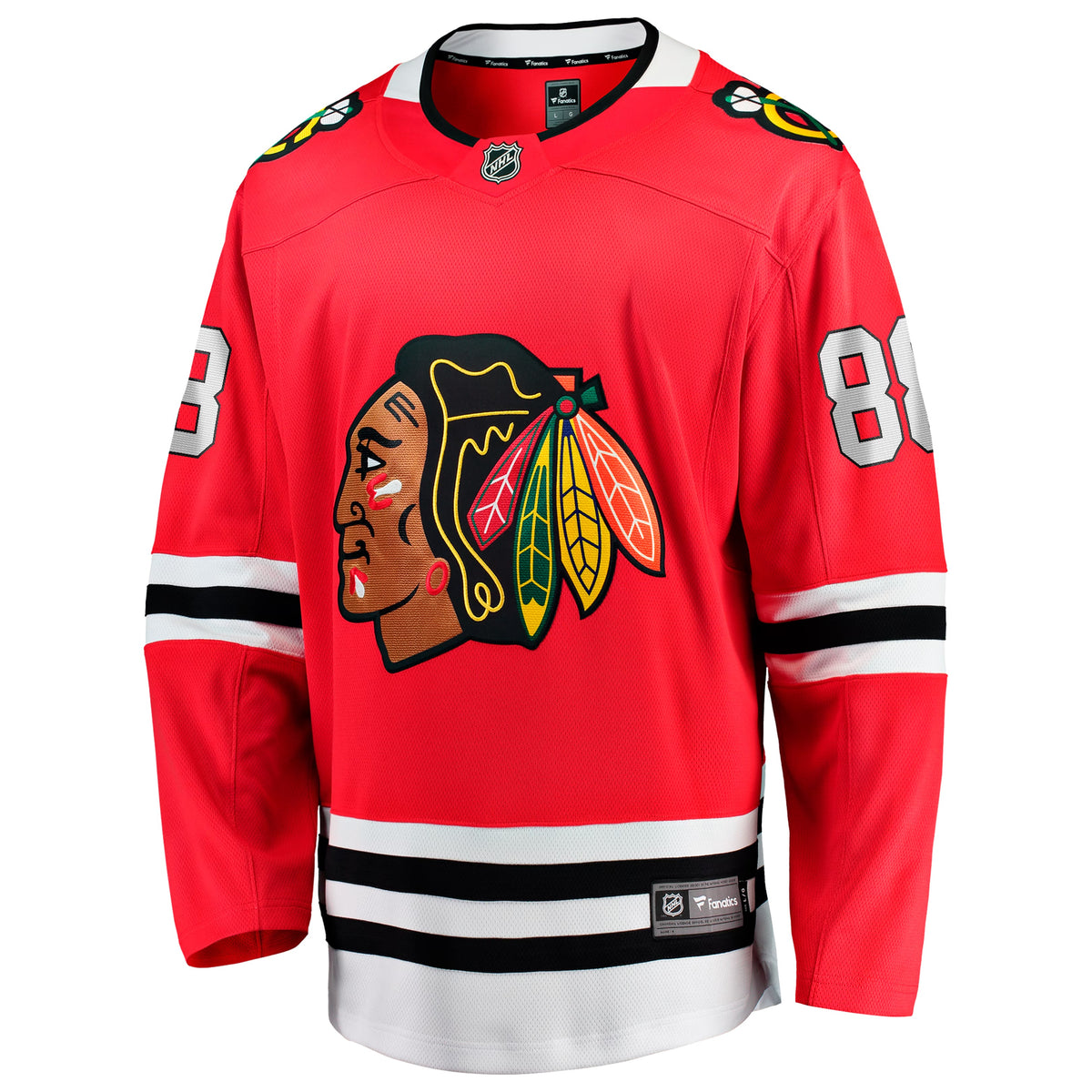 Men's Chicago Blackhawks Patrick Kane Fanatics Red Home Breakaway Jersey