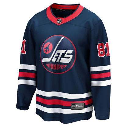 Men's Winnipeg Jets Kyle Connor Fanatics Navy Alternate Breakaway Jersey