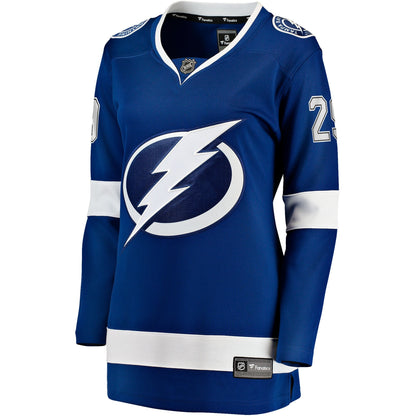 Women's Tampa Bay Lightning Pontus Holmberg Fanatics Blue Home Breakaway Jersey