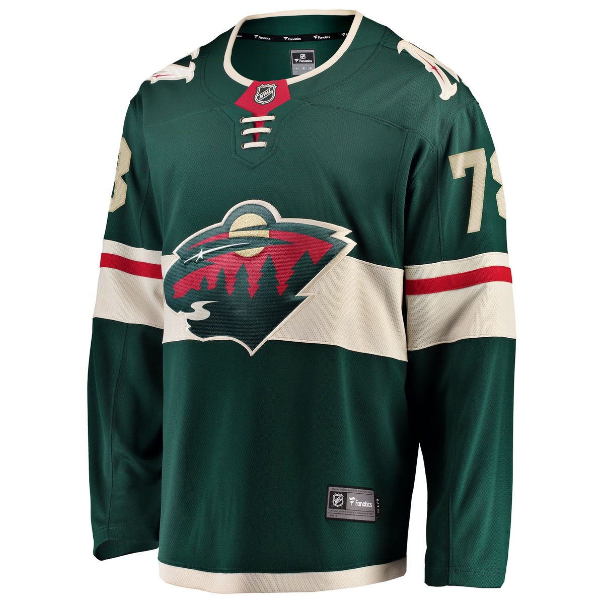 Men's Minnesota Wild Nico Sturm Fanatics Green Home Breakaway Jersey