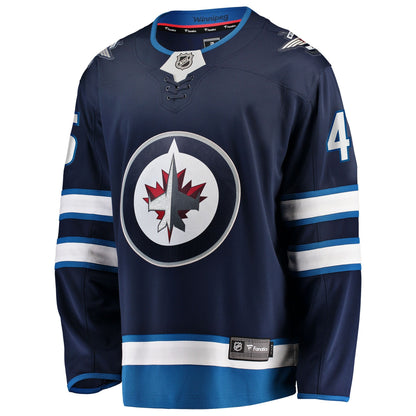 Men's Winnipeg Jets Cole Koepke Fanatics Navy Home Breakaway Jersey