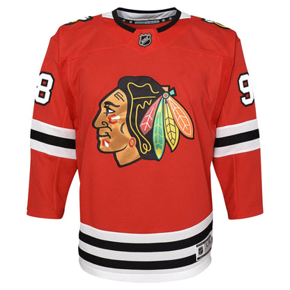 Youth Chicago Blackhawks Connor Bedard Red Home Premier Player Jersey