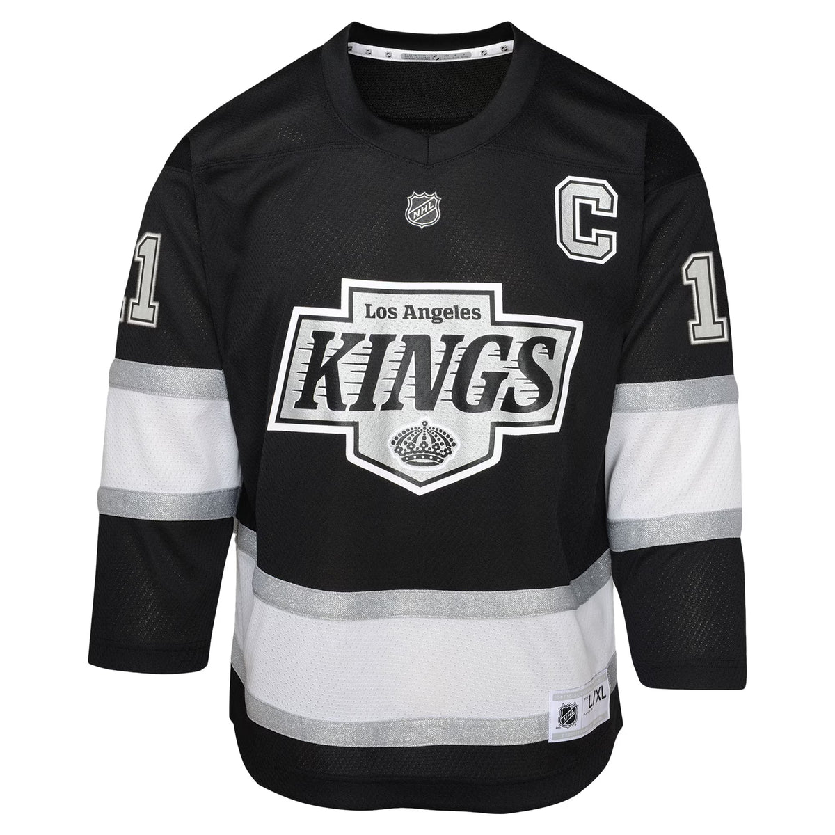 Youth Los Angeles Kings Anze Kopitar Black Replica Player Jersey
