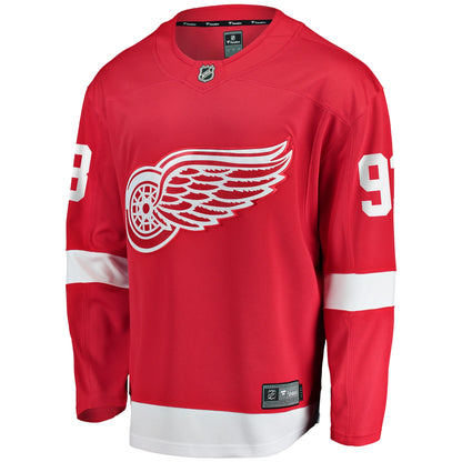 Men's Detroit Red Wings Alex DeBrincat Fanatics Red Breakaway Jersey