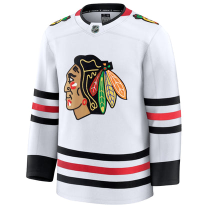 Men's Chicago Blackhawks Fanatics White Away Premium Jersey