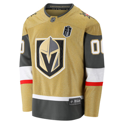 Men's Vegas Golden Knights Fanatics Gold 2026 Stanley Cup Final Breakaway Custom Jersey