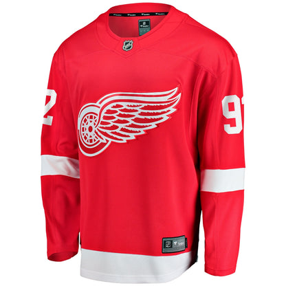 Men's Detroit Red Wings Marco Kasper Fanatics Red Home Breakaway Jersey