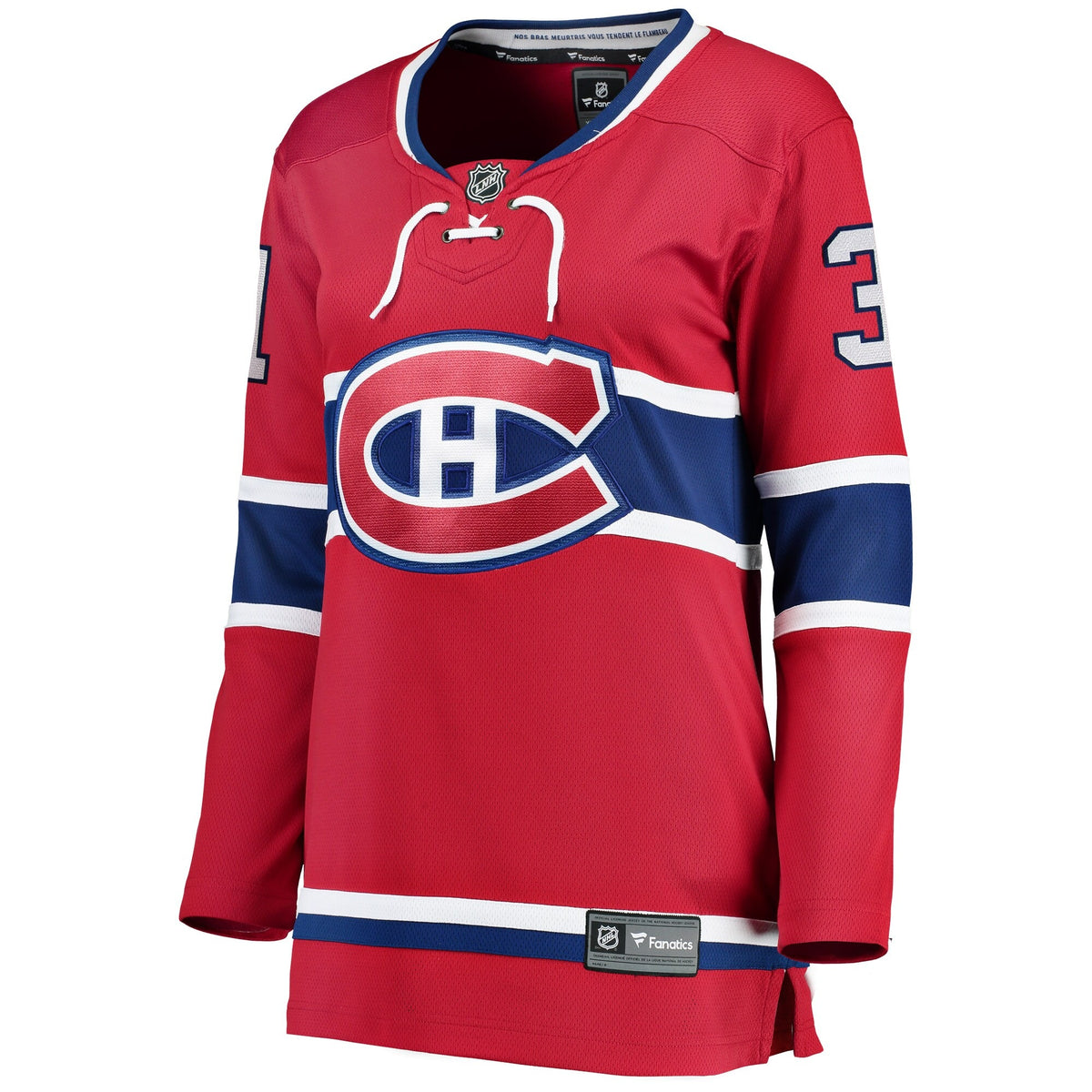 Women's Montreal Canadiens Carey Price Fanatics Red Home Breakaway Jersey