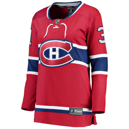 Women's Montreal Canadiens Carey Price Fanatics Red Home Breakaway Jersey
