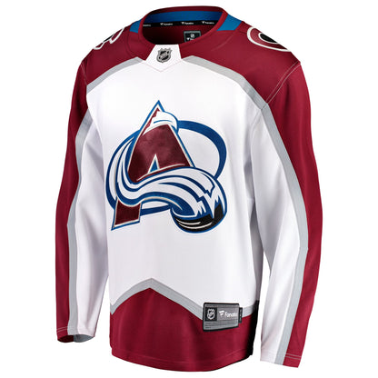 Men's Colorado Avalanche Fanatics White Away Breakaway Jersey