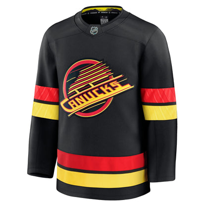 Men's Vancouver Canucks Fanatics Black Alternate Premium Jersey