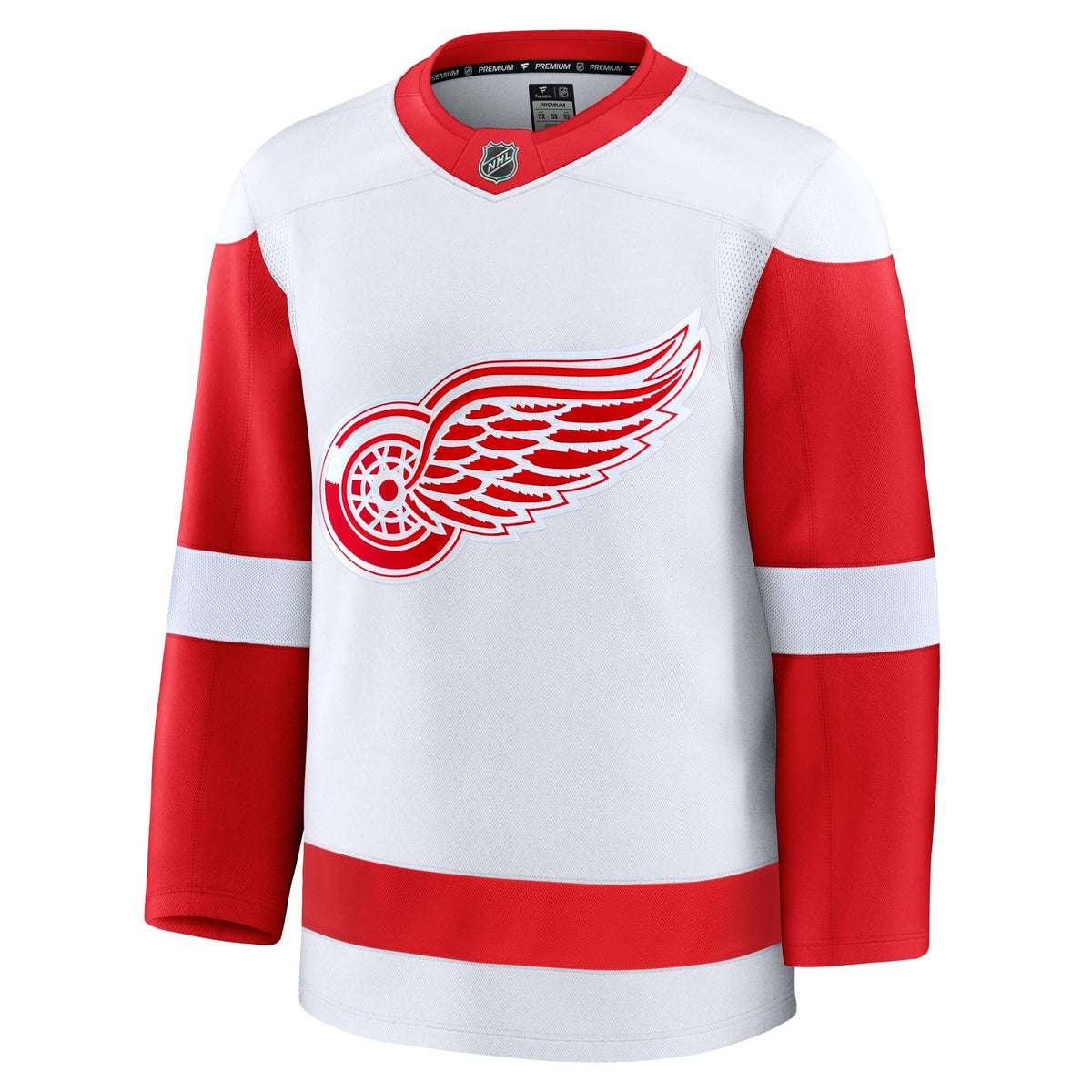 Men's Detroit Red Wings Fanatics White Away Premium Jersey