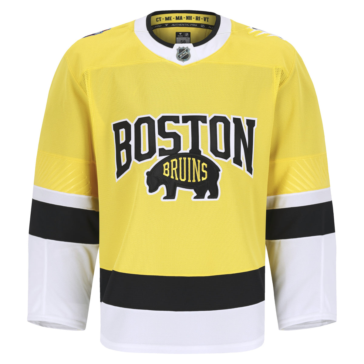 Men's Boston Bruins Fanatics Gold 2026 NHL Stadium Series Authentic Pro Jersey