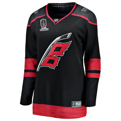 Women's Carolina Hurricanes Fanatics Black 2026 Stanley Cup Champions Home Breakaway Jersey