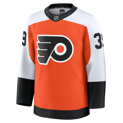Men's Philadelphia Flyers Matvei Michkov Fanatics Orange Home Premium Jersey