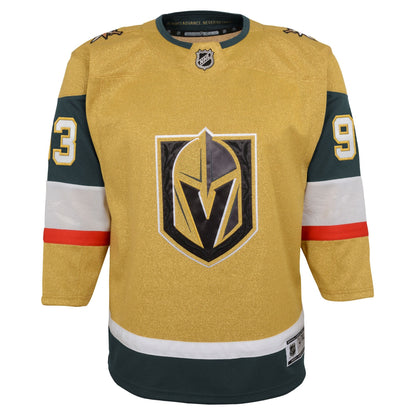 Youth Vegas Golden Knights Mitch Marner Outerstuff Gold Premier Player Jersey