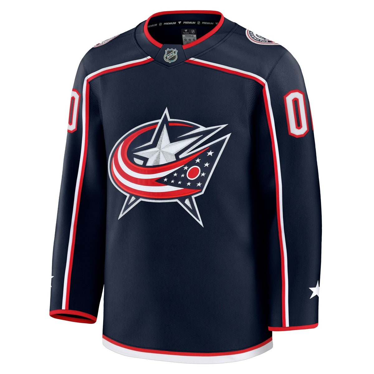 Men's Columbus Blue Jackets Fanatics Navy Home Premium Custom Jersey