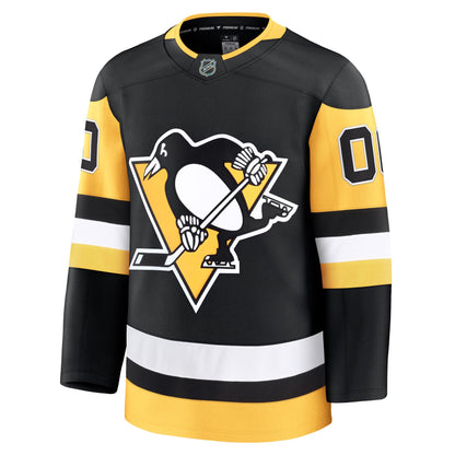 Men's Pittsburgh Penguins Fanatics Black Home Premium Custom Jersey