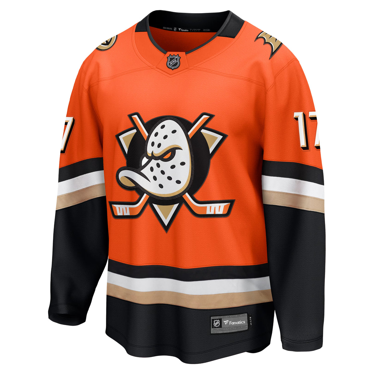 Men's Anaheim Ducks Alex Killorn Fanatics Orange Home Breakaway Jersey